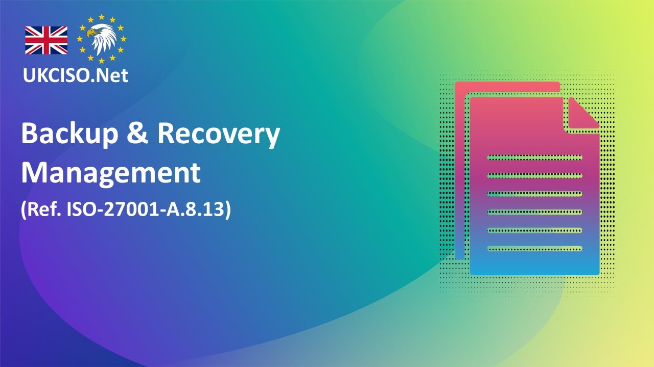 Backup & Recovery Management