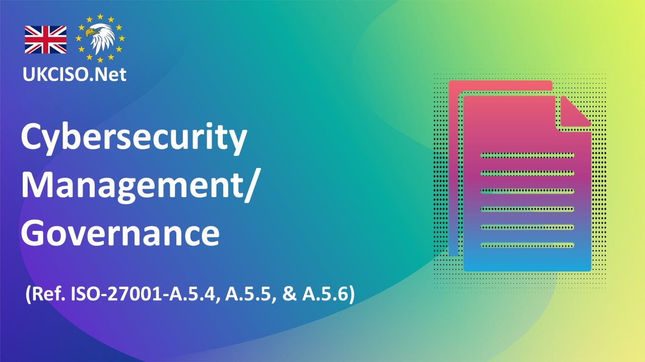 Cybersecurity Management/Governance